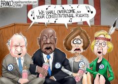 Democrat Sit In We Shall Overcome Your Constitutional Rights