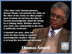 Thomas Sowell Quote about Obama being a phony