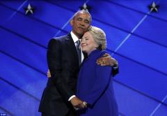 BARF BAG ALERT OBAMA AND HILLARY Hillary presidency = Obama 3rd term
