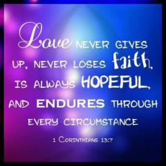 Love 1st Corinthians 13 Verse 7