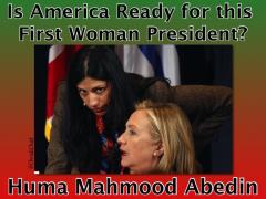 Vote for the first woman president HUMA MAHMOOD ABEDIN