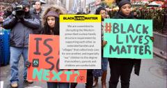 BLM sign committment to disrupting the western nuclear family a communist manifesto line item