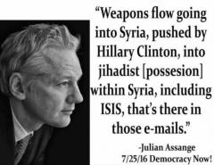 Weapons Flow going into Syria pushed by Hillary Clinton into jihad possession including ISIS