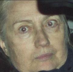 Hillary Clinton untouched