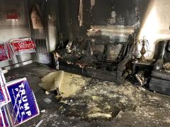 GOP Office firebombed
