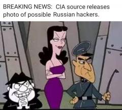 Breaking News CIA source releases photo of possible Russian hackers