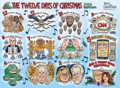 12 Days of Christmas 2016 Edition Ben Garrison Cartoon