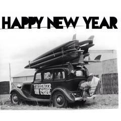 Happy New Year Surf Wagon