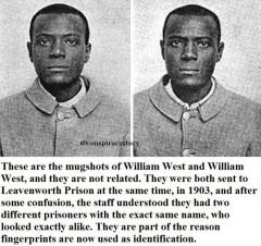 fingerprints West and West prisoners