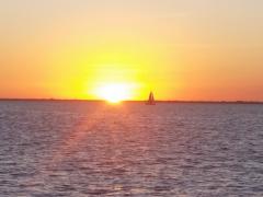 Epic Sunset with obligatory sailboat