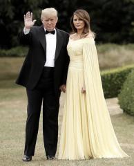 What a glorious couple - Donald and Melania Trump
