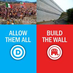 Allow them all vs Build the wall