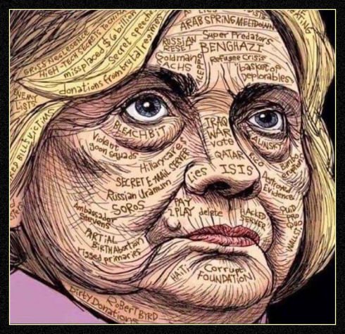 The evil that is Hillary Clinton is written all over her face