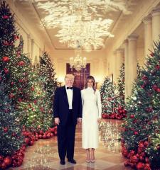 Merry Christmas Happy New Year POTUS Donald and FLOTUS Melania Trump