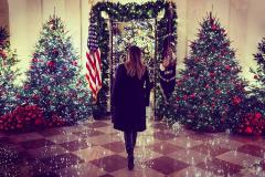 Melania Trump turned the Whitehouse into a winter wonderland Thank You FLOTUS