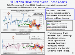 Greenland Ice Core Data Climate Change Chart Graph Burt Ratan