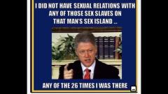 Bill Clinton what was he doing on Epstein Island