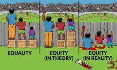 Equity in theory VS Equity in reality