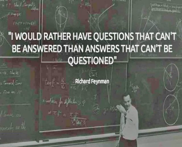 Answers that can&#039;t be questioned