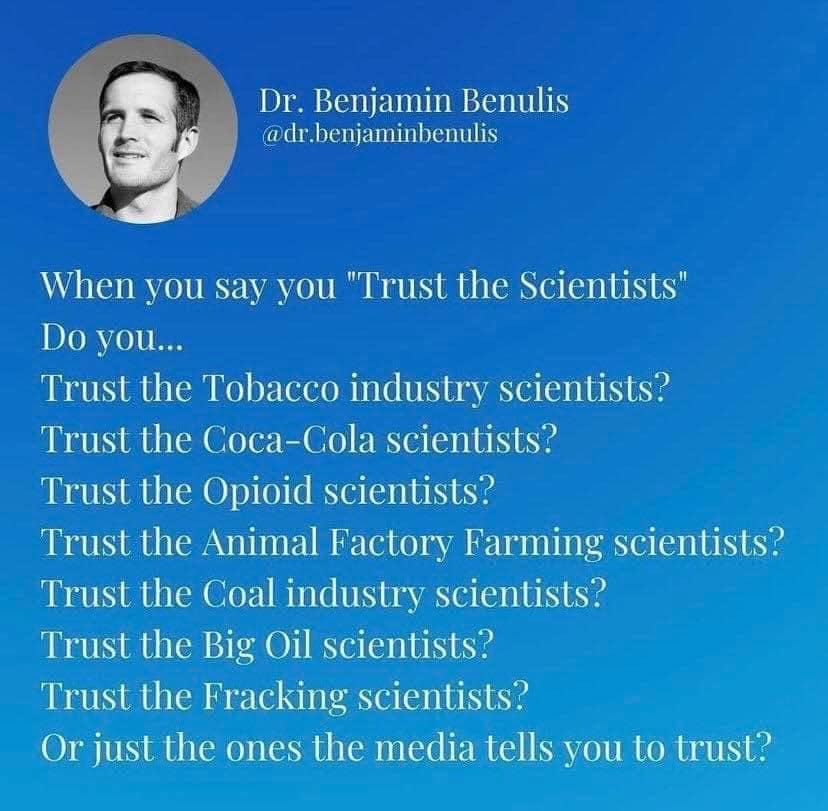 TRUST THE SCIENTISTS