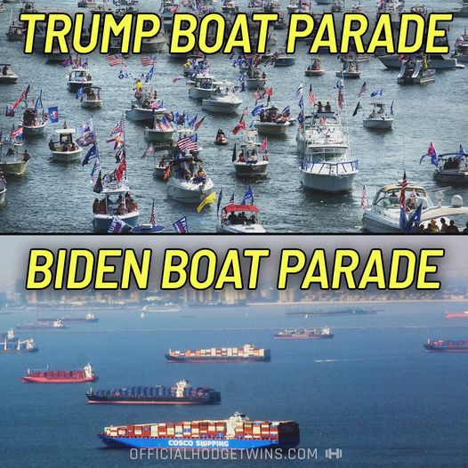 Boat Parade - Biden - Trump