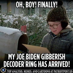 Joe Biden Giberish Decoder Ring