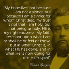 My hope lives in Christ