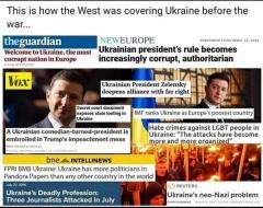 How the west covered Ukraine before the war
