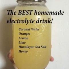 Home Made Electrolyte Drink Recipe