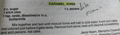 Caramel Icing