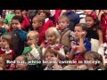 Little Girl Signs for Deaf Parents in Kindergarten Holiday Concert