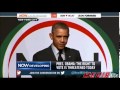 Barf Alert -Obama Whines About Birth Certificate While conning his audience into thinking it is ok not to have an ID to vote  - Sheeple applaud