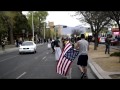 APD Protest: A Marine and Soldier Take Back the Flag from Protesters (Inhabitants of Burque)