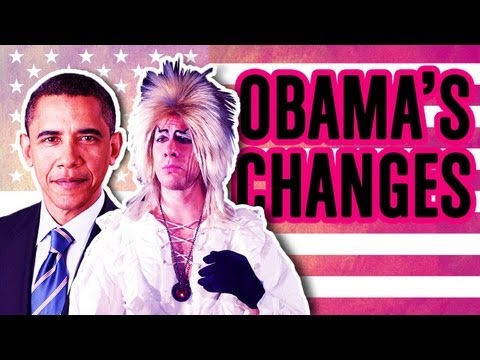 Steven Crowder does David Bowie Parady OBAMA&#039;S CHANGES! (Official Music Video)