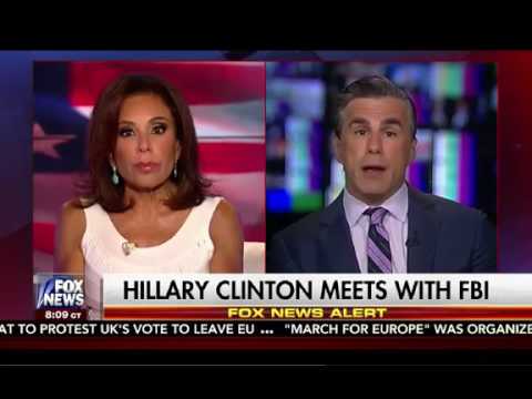 Hillary Clinton&#039;s meeting with FBI reportedly lasted w/ Judge Jeanine