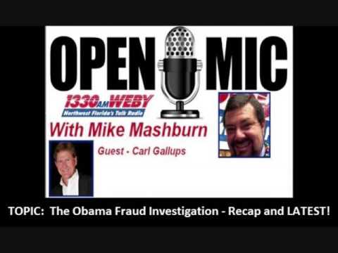 BREAKING! Obama Fraud Case To Be Made PUBLIC - Carl Gallups on 1330 WEBY