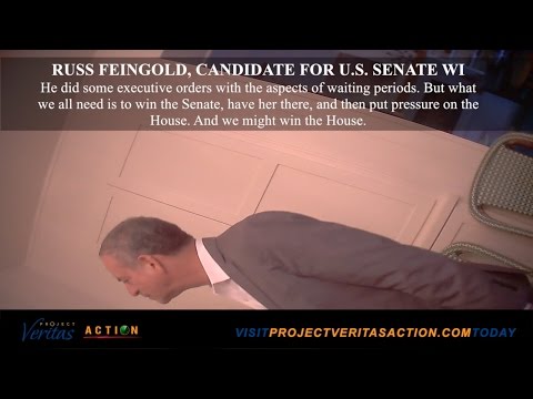 HIDDEN CAM: Russ Feingold Says Hillary Might Issue Executive Order on Guns