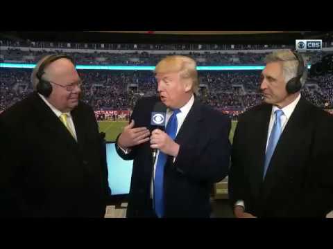 2016 Army vs Navy - Donald Trump on CBS (FULL Interview with CHEERING)