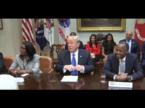 FULL: President Trump Black History Month Meeting