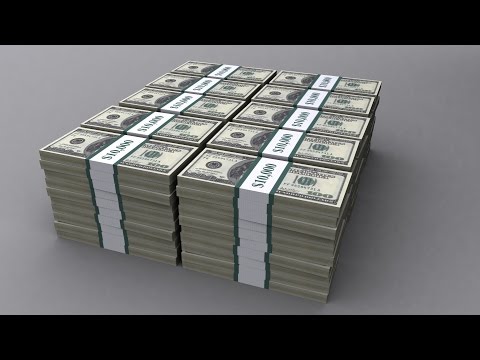 US Debt of $20 Trillion Visualized in Stacks of Physical Cash