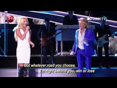 FOREVER YOUNG - Rod Stewart and daughter Ruby DUET