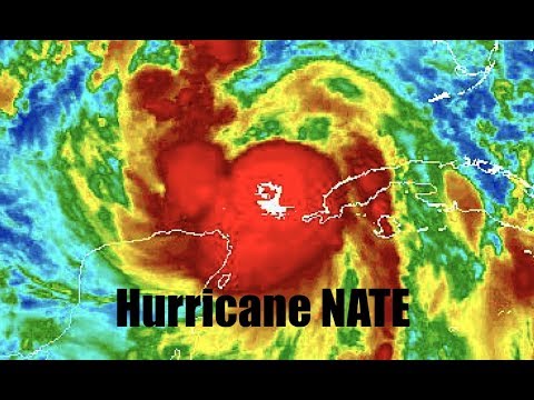 UPDATE: NATE appears to have rapidly intensified - Rare feature appears above storm!