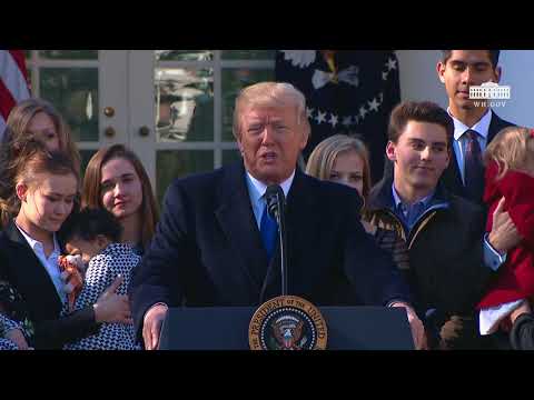 President Trump Addresses March for Life Participants and Pro-Life Leaders