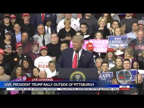 Full Speech: President Donald Trump EXPLOSIVE Rally in Moon Township, PA 3/10/18