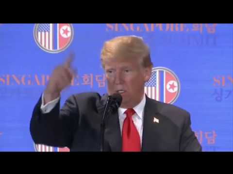 FULL: President Trump - Kim Jong-un Summit Press Conference - Singapore 6/12/2018