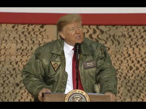 URGENT ߔPresident Trump gives UNBELIEVABLE Speech to Military troops