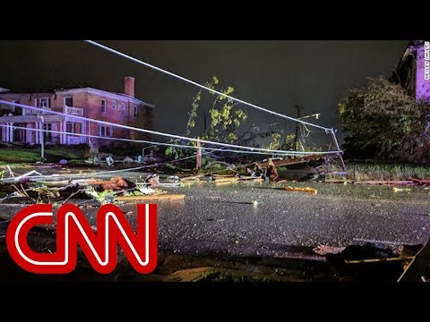 See destruction after violent tornado rips through Jefferson City, Missouri