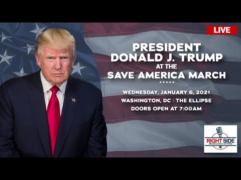 ߔ TRUMP RALLY LIVE IN DC: President Donald Trump at Save America Rally at The Ellipse 1/6/21