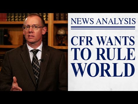A Reminder From the CFR: &quot;How to Rule the World&quot;