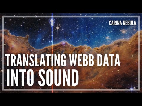 Webb Telescope Data, Translated to Sound - Cosmic Cliffs in the Carina Nebula